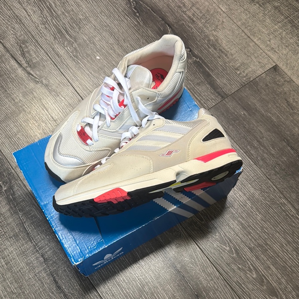 Adidas White and Pink Sneakers
